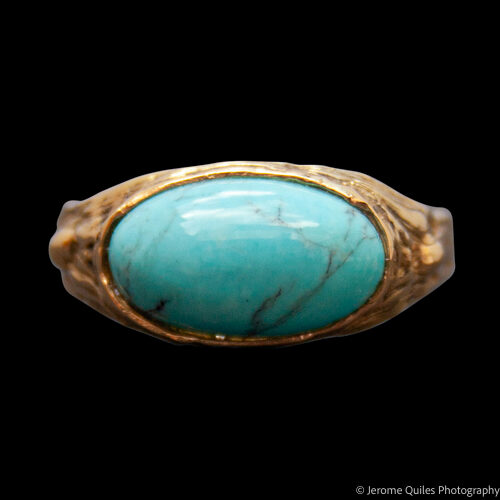 18K Gold Turquoise Ring