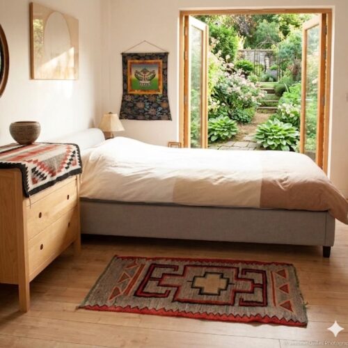 1930s Handwoven Navajo Rug Kagletoh Region