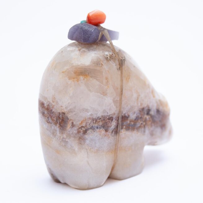 Animal Totem Ours Sculpture Grise – Image 5