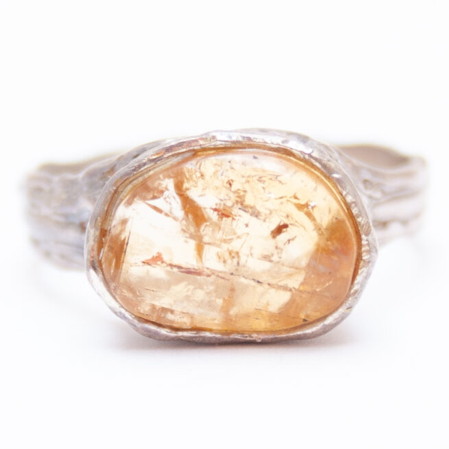 Golden Topaz ring