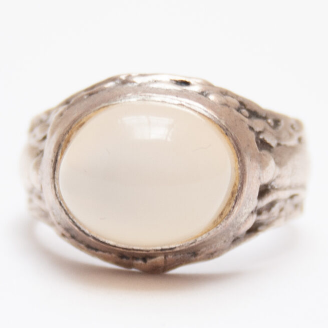 Bague Pierre de Lune Œil de Chat – Image 2
