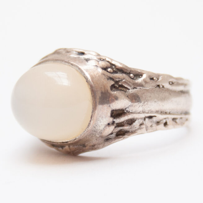 Bague Pierre de Lune Œil de Chat – Image 3