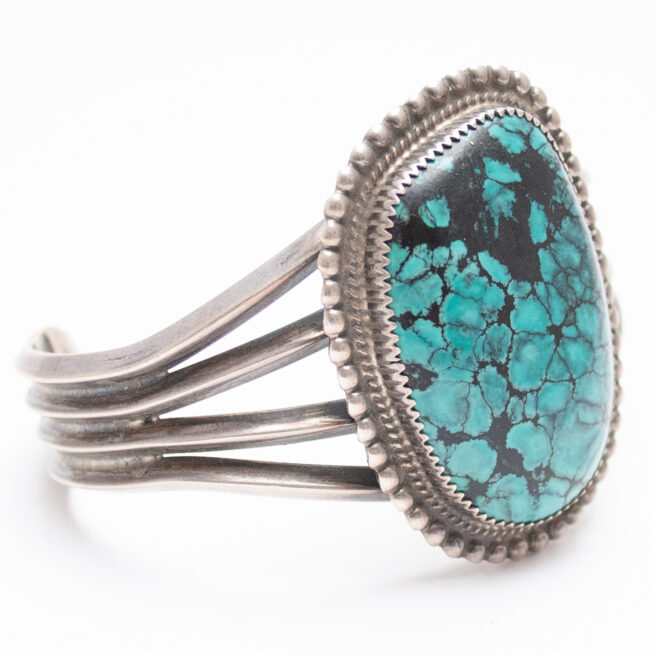Large Gary Boyd Navajo Turquoise Bracelet - Image 2