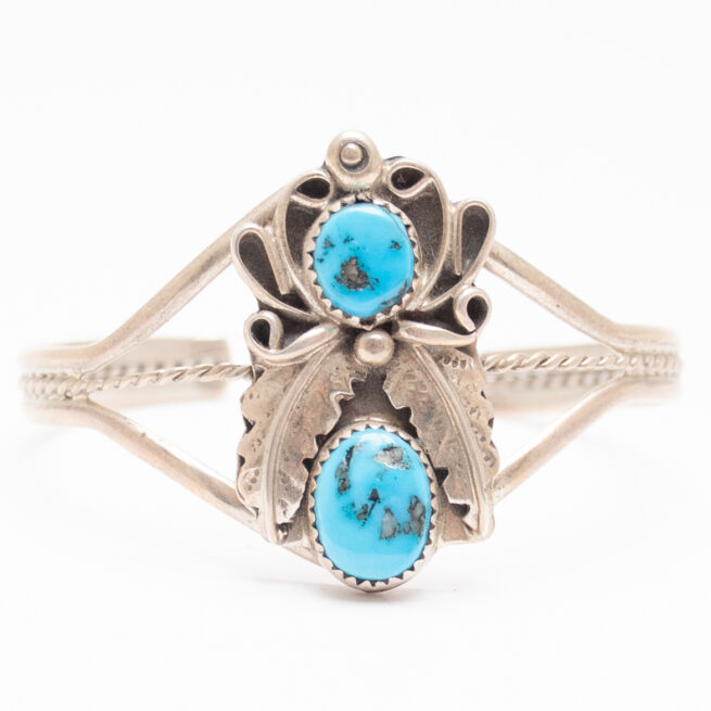 Bracelet Navajo Turquoise Double