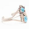 Bracelet Navajo Turquoise Double – Image 2