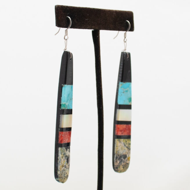Native American Slab Earrings - Image 2