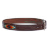 Brown Belt Orange Beadwork - Image 2