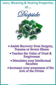 Diopside Properties