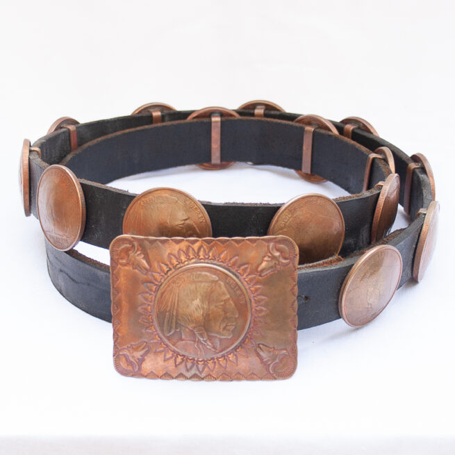 Copper Coin Concho Belt