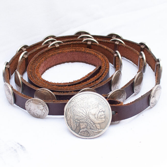 Ceinture Concho Pièces Anciennes – Image 2