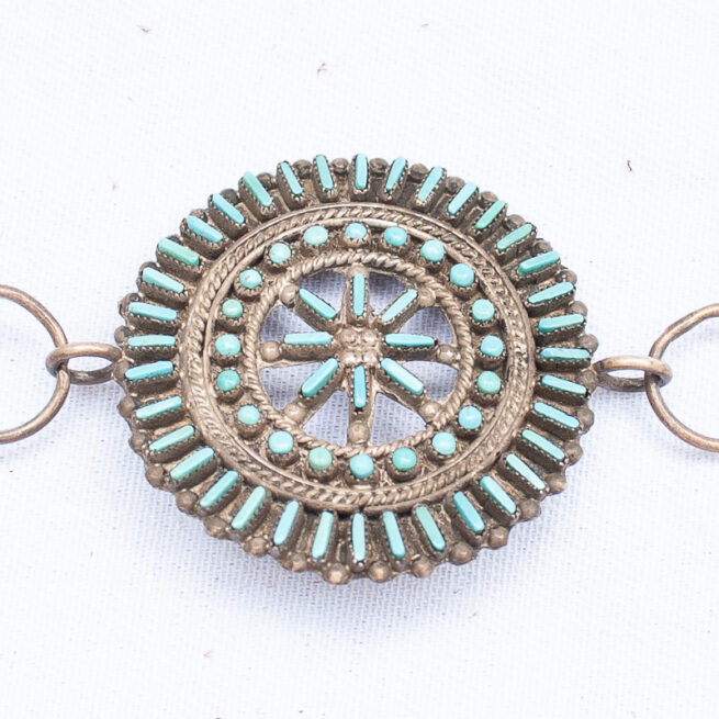 Zuni Turquoise Concho Belt - Image 17