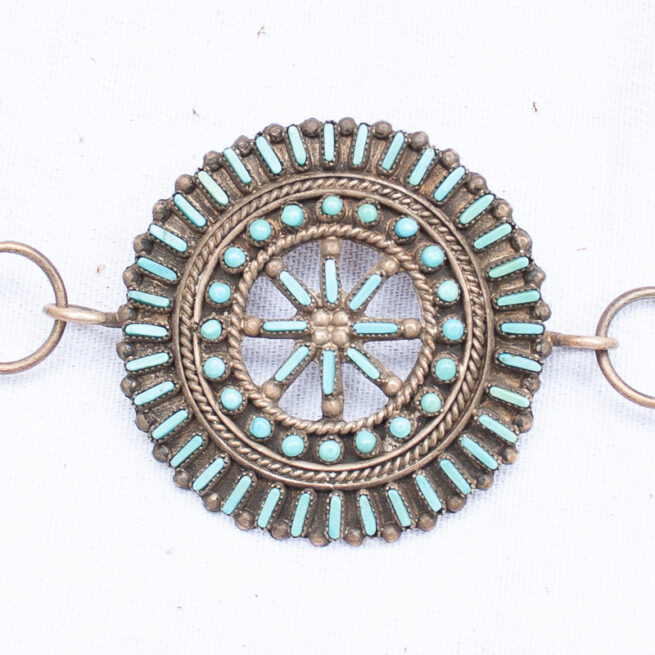 Zuni Turquoise Concho Belt - Image 16