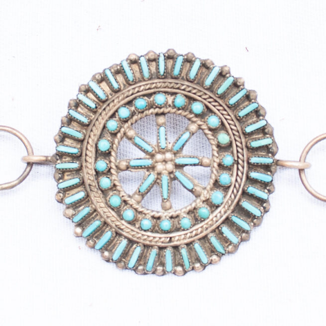 Zuni Turquoise Concho Belt - Image 15