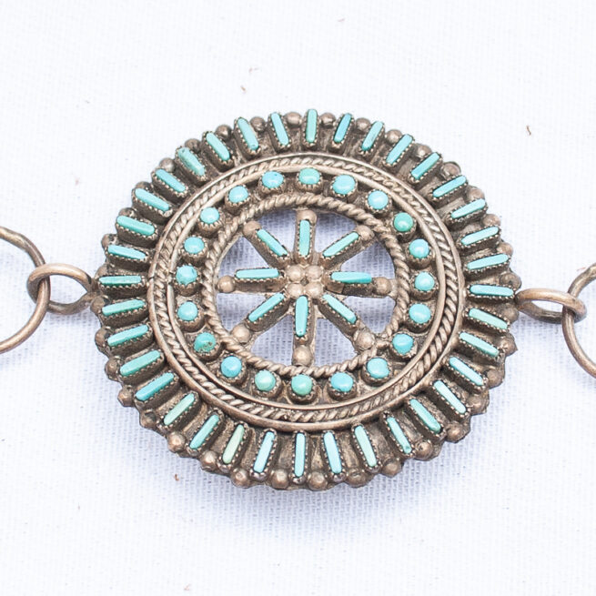 Zuni Turquoise Concho Belt - Image 14