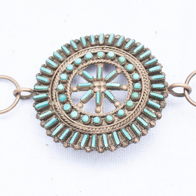 Zuni Turquoise Concho Belt - Image 13