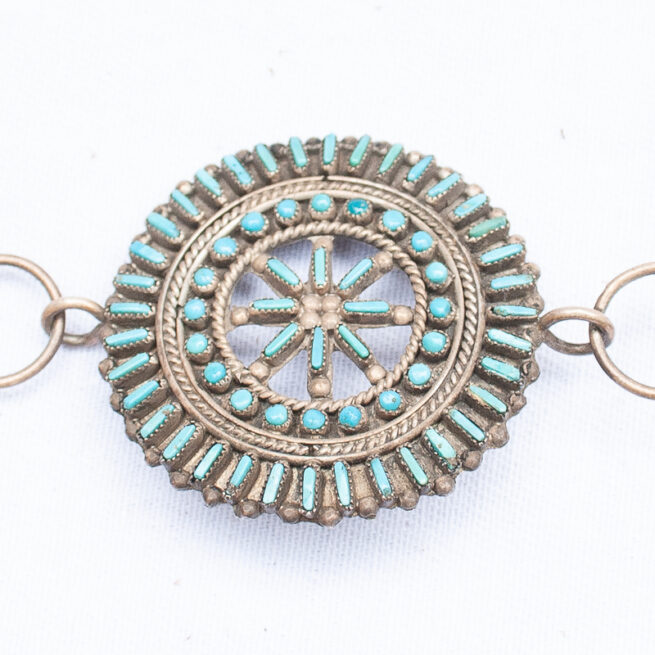Zuni Turquoise Concho Belt - Image 11