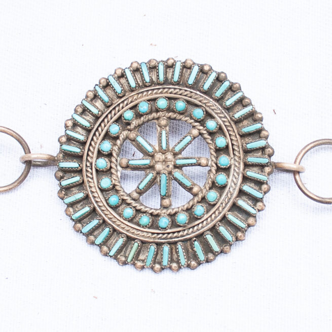 Zuni Turquoise Concho Belt - Image 10
