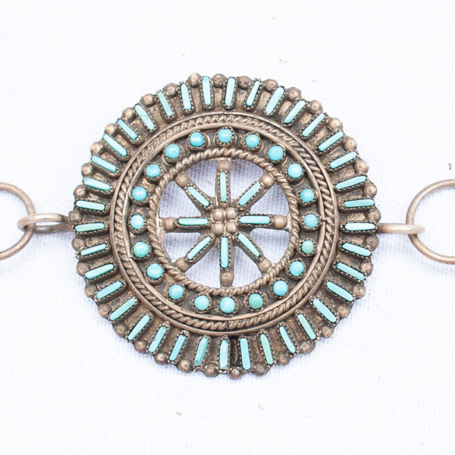 Zuni Turquoise Concho Belt - Image 6