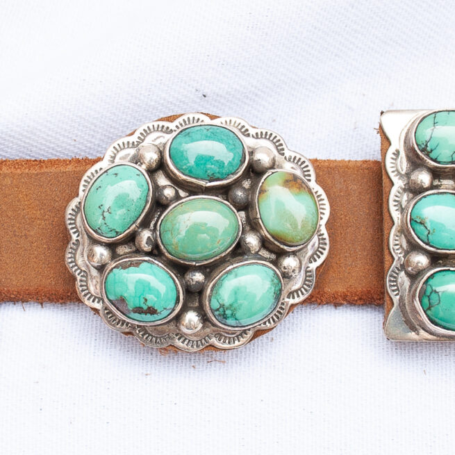Ceinture Navajo Concho Turquoise – Image 9