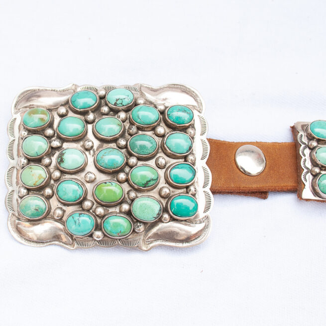 Ceinture Navajo Concho Turquoise – Image 4