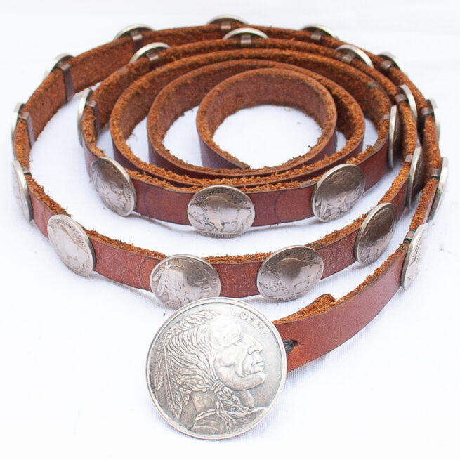 Old Coin Concho Belt