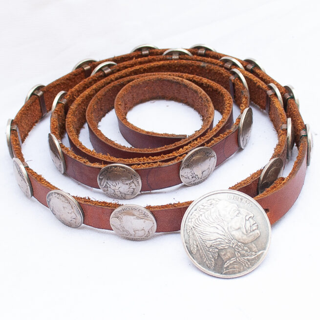 Old Coin Concho Belt - Image 2