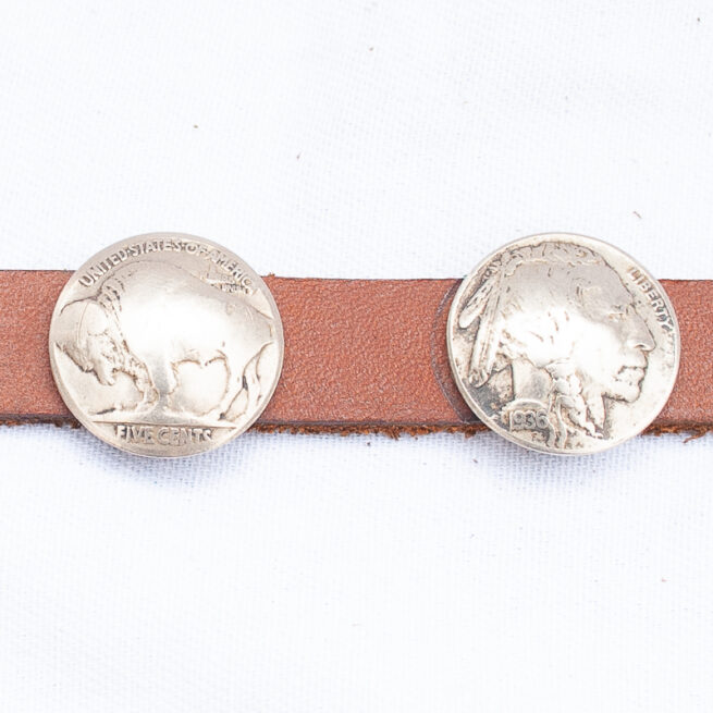 Old Coin Concho Belt - Image 28