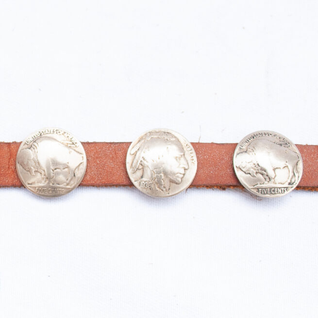 Old Coin Concho Belt - Image 17