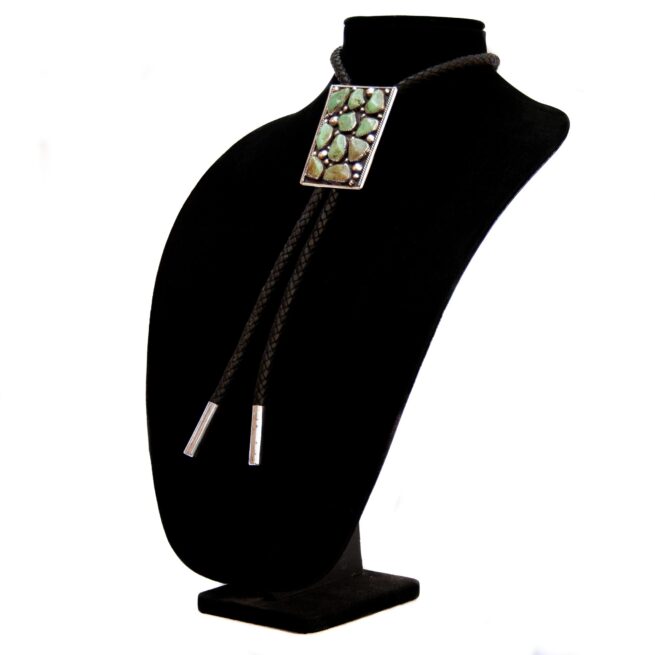 Cravate Bolo Turquoise Verte Philbert Nez – Image 3