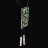 Philbert Nez Green Turquoise Navajo Bolo Tie - Image 5