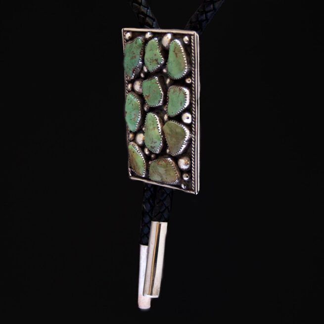 Cravate Bolo Turquoise Verte Philbert Nez – Image 6