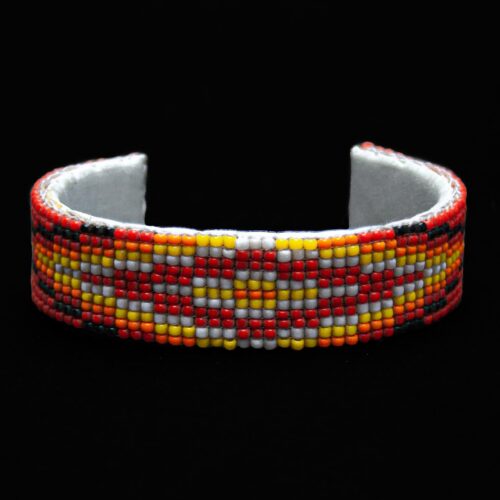 Bracelet Rouge Orange Jaune