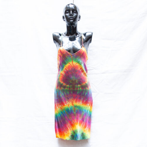 Tie-Dye Silk Dress M