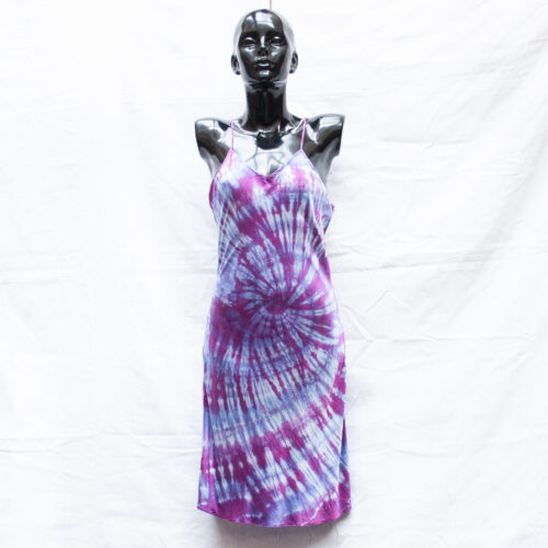 Purple Silk Dress L