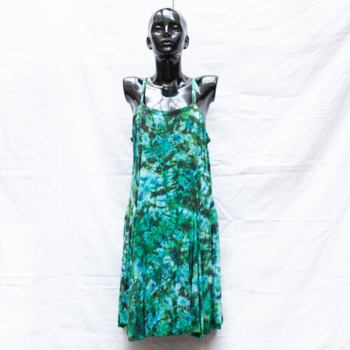 Green Tie-Dye Dress M