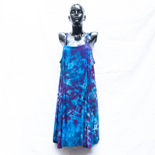 Blue Tie-Dye Dress XL