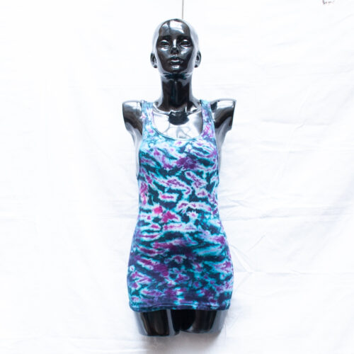 Blue Tie-Dye Vest L