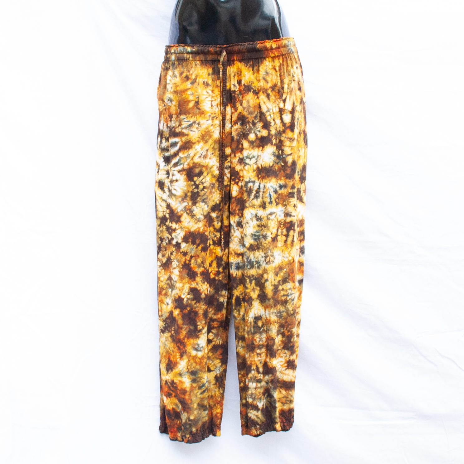 Yellow tie dye best sale pants