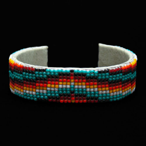 Bracelet Perlé Turquoise Orange