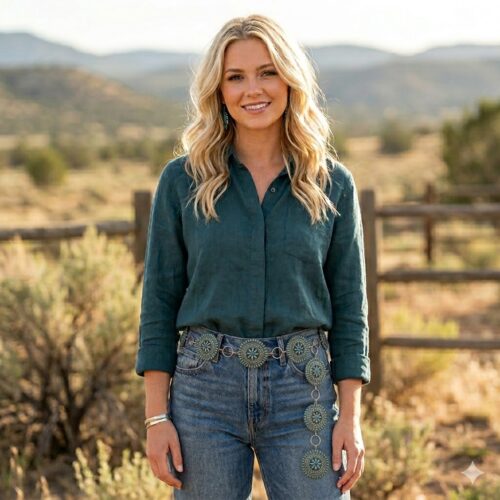 Zuni Turquoise Concho Belt
