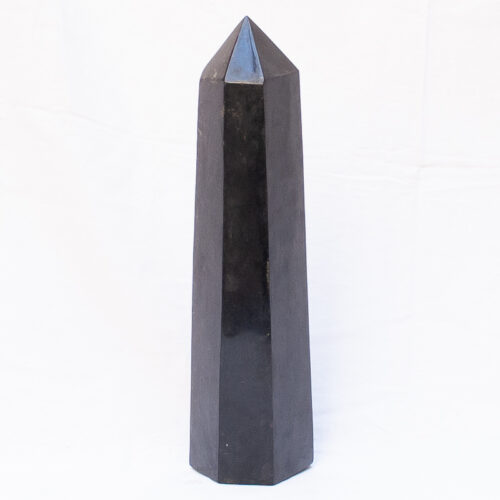 Tall Black Tourmaline Obelisk