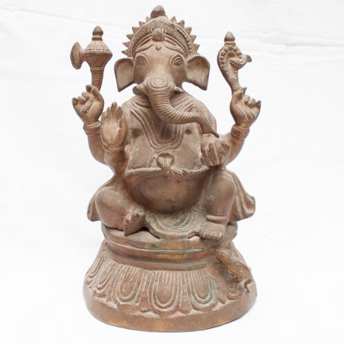 Statue Bronze Dieu Ganesh