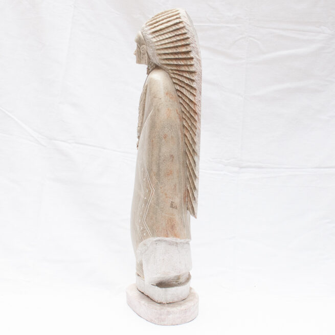 Grande Sculpture Chef Indien – Image 4