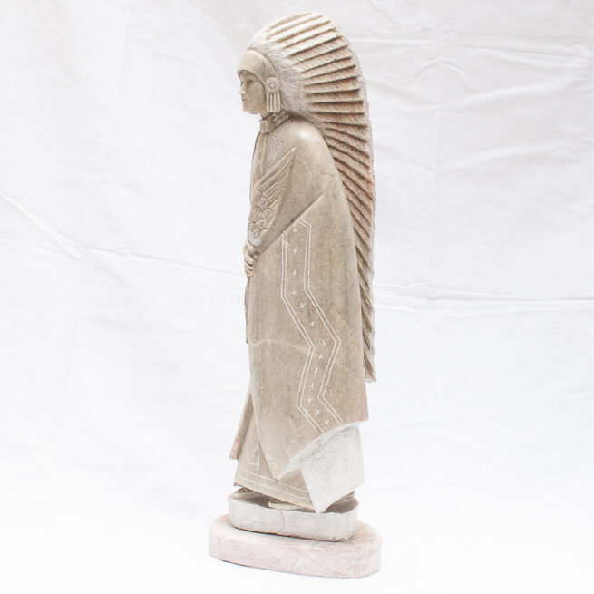 Grande Sculpture Chef Indien – Image 3