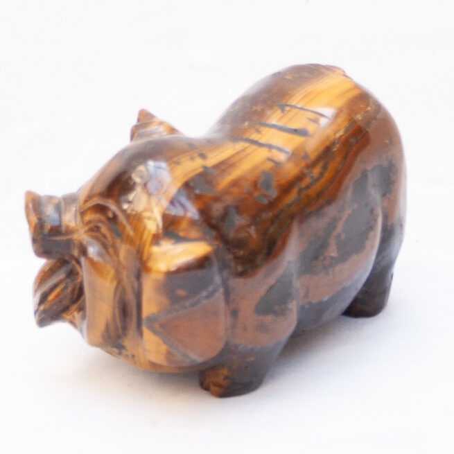 Tiger's Eye pig statue