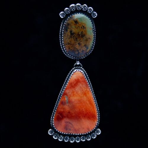 Pendentif Navajo Turquoise Spondylus