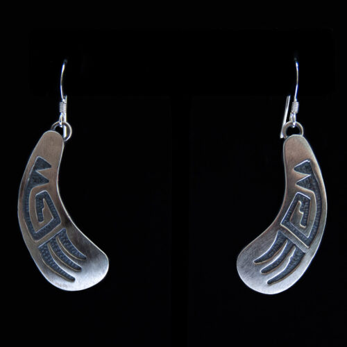 Charlie Yazzie Silver Earrings