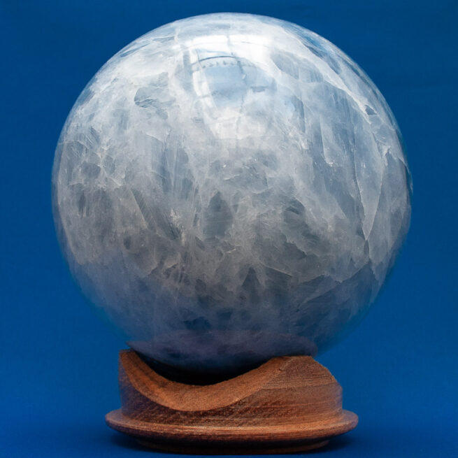 Blue Calcite Crystal Ball