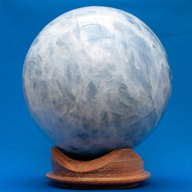 Sphère de Cristal Calcite Bleue – Image 5