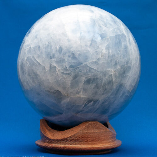 Sphère de Cristal Calcite Bleue
